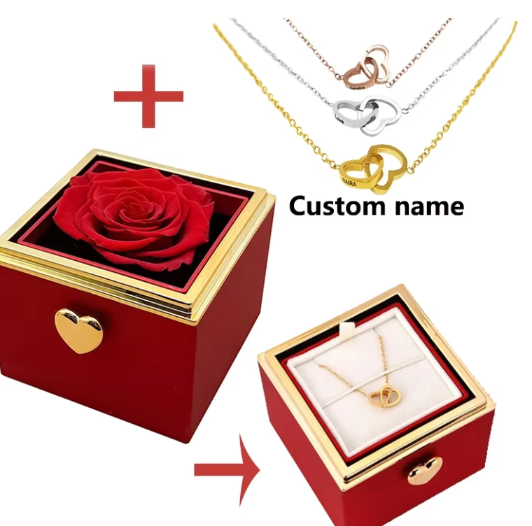 Rose eternelle & collier