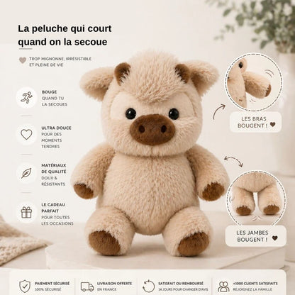 Peluche interactive qui court